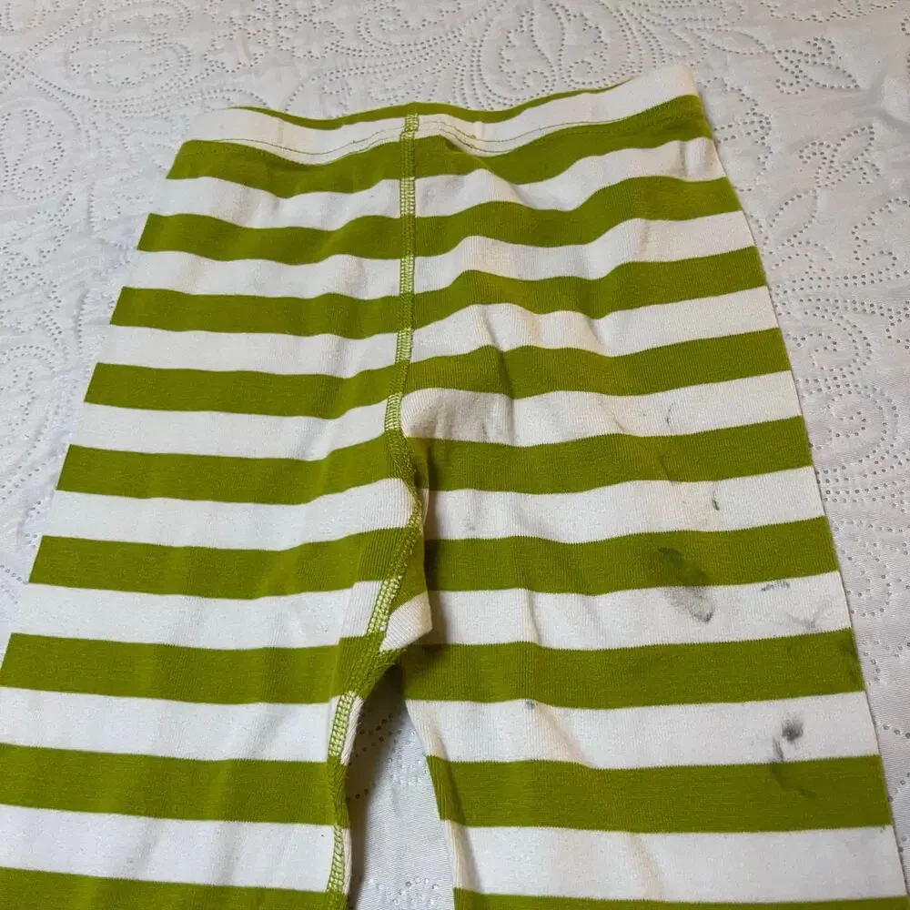Hanna Andersson Grinch Striped PJ Set Size 5